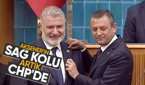 Rozeti Özgür Özel taktı! İYİ Parti'den ayrılan Bahadır Erdem CHP'ye katıldı