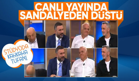Sinan Engin canlı yayında düştü! Stüdyoda kahkaha tufanı
