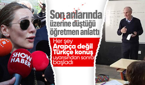 Okul müdürünün meslektaşı yaşananları anlattı: Arapça konuşunca uyardı, birdenbire öfkelenmeye başladı