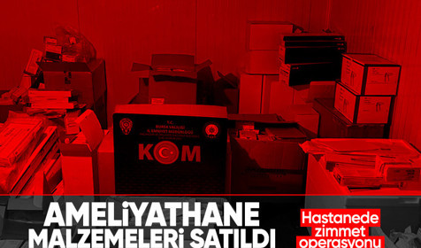 Bursa Şehir Hastanesi'nde zimmet operasyonu