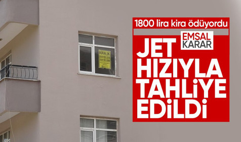 Mahkemeden emsal karar! Aylık 1800 TL ödeyen kiracı jet hızıyla tahliye edildi