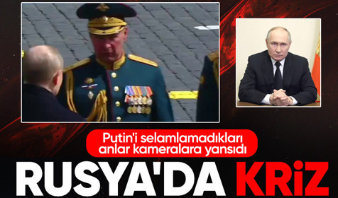 Rusya'da bürokratik kriz: Üst düzey komutanlar Putin'i selamlamadı