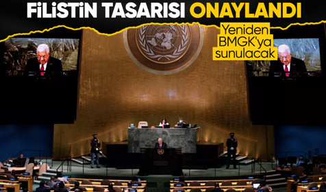Son Dakika: Filistin'in BM'ye tam üyeliği tasarısı kabul edildi