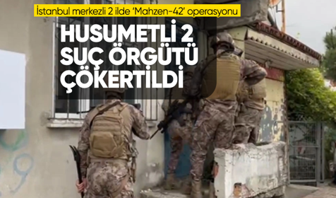 Birbiriyle husumetli 2 suç örgütü çökertildi