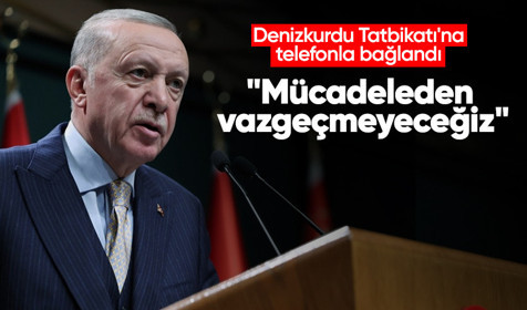 Cumhurbaşkanı Erdoğan Denizkurdu Tatbikatı'na telefonla bağlandı