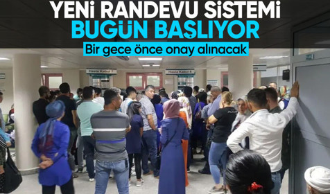 Hastanelerde "Onaylı Randevu" dönemi bugün başlıyor
