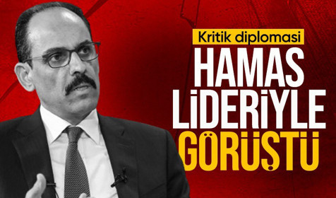 MİT Başkanı Kalın, Katar'da Hamas heyetiyle görüştü