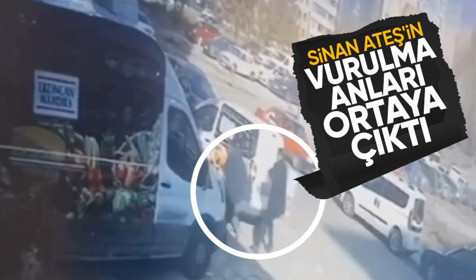 Sinan Ateş'in vurulma anları ortaya çıktı
