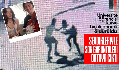 Balıkesir'de sokak ortasında bıçaklanarak öldürülen üniversite öğrencisi kuryenin sevdikleriyle son anları ortaya çıktı