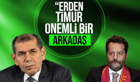 Galatasaray Başkanı Dursun Özbek, listesine almadığı Erden Timur hakkında konuştu