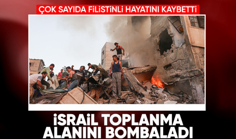 İsrail, Gazze'de sivillerin toplandığı alanı hedef aldı