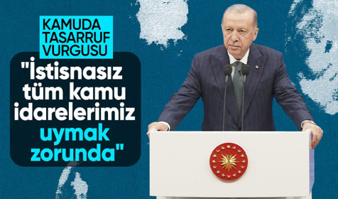 Son dakika! Cumhurbaşkanı Erdoğan'dan TOBB Genel Kurulu'nda kamuda tasarruf sözleri