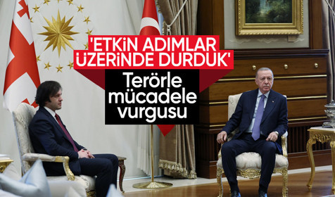 Son Dakika: Cumhurbaşkanı Erdoğan ile Gürcistan Başbakanı'ndan açıklamalar