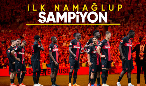 Leverkusen, Bundesliga tarihinin ilk namağlup şampiyonu oldu