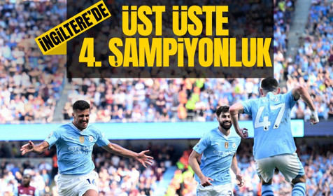 Son haftada West Ham'ı mağlup eden Manchester City, şampiyon oldu