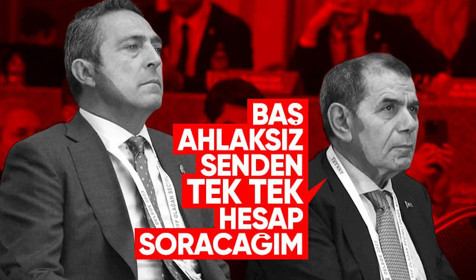 Galatasaray Başkanı Dursun Özbek'ten Ali Koç'a: Baş ahlaksız senden hesap soracağım