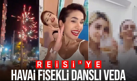 İran'da muhalifler Reisi'nin ölümünü dans ederek, havai fişeklerle kutladı