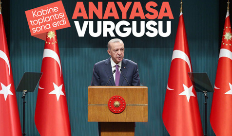 Cumhurbaşkanı Erdoğan'dan Kabine Toplantısı'nın ardından açıklamalar