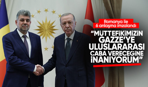 Cumhurbaşkanı Erdoğan, Romanya Başbakanı ile ortak basın toplantısı düzenledi