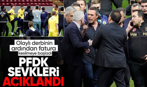 Fenerbahçe'den 4 futbolcu PFDK'ya sevk edildi