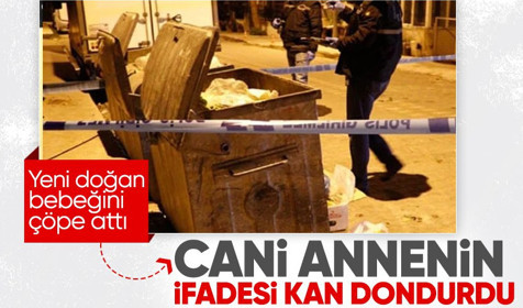 Kastamonu'da bebeğini çöpe atan kadının hakim karşısındaki ifadesi kan dondurdu