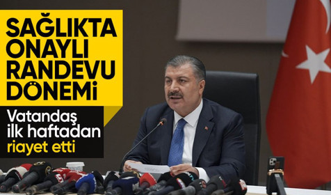 Son Dakika: Sağlıkta onaylı randevu dönemi | Bakan Koca: Önemli artış var