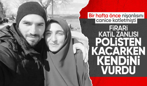 Bahar Kaban'ın katil zanlısı polisten kaçarken kendini vurup öldü