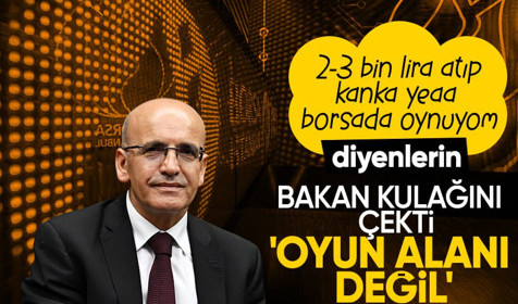 Son Dakika: Mehmet Şimşek'ten vatandaşa uyarı: 'Borsada oynuyorum' diyor, burası bir oyun alanı değil