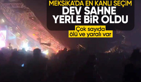 Meksika’da siyasi parti mitingi sırasında sahne çöktü: 9 ölü, 50 yaralı