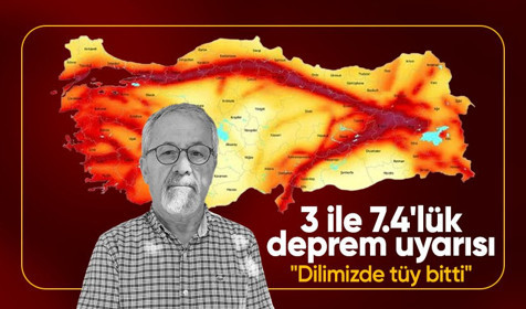 Naci Görür'den 3 ile 7.4'lük deprem uyarısı: Dilimizde tüy bitti