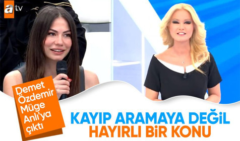 Demet Özdemir Müge Anlı'ya çıktı, görenler şaştı kaldı