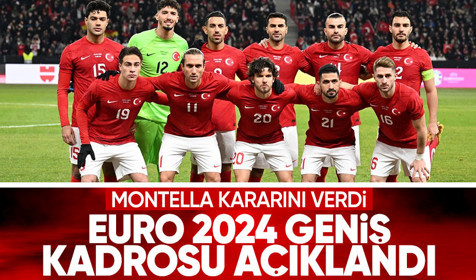 Son Dakika: A Milli Futbol Takımı'nın EURO 2024 geniş kadrosu açıklandı