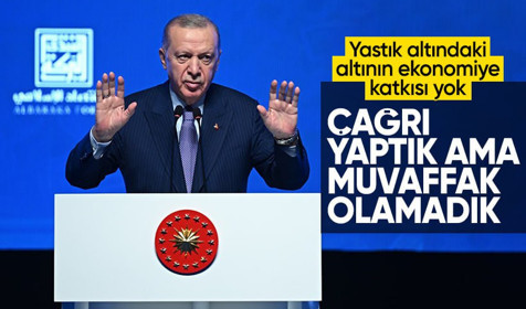 Son dakika! Cumhurbaşkanı Erdoğan'dan Albaraka İslami Finans Zirvesi'nde: Yastık altı tasarrufların ekonomiye kazandıramadık