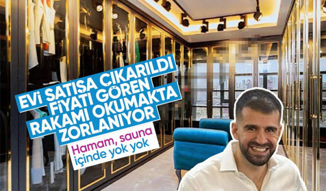Ayhan Bora Kaplan'ın evi dudak uçuklatan rakama satışa çıkarıldı! Hamam, sauna tam 5 banyosu var...