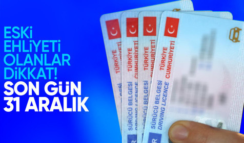 Eski ehliyeti olanlar dikkat: Son tarih 31 Aralık