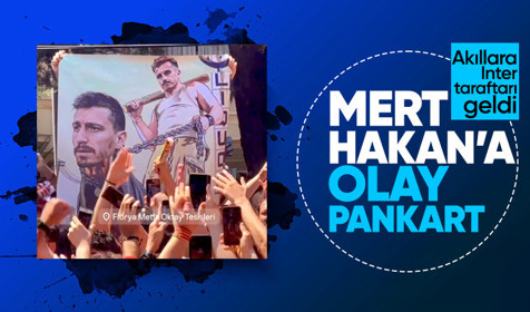 Galatasaray taraftarının Florya'da açtığı Mert Hakan pankartı gündem oldu