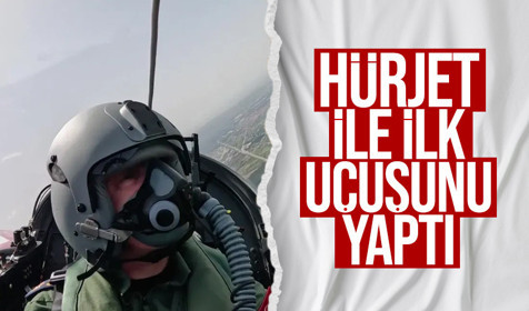 Hava Kuvvetleri Komutanı Orgeneral Ziya Cemal Kadıoğlu HÜRJET ile uçtu