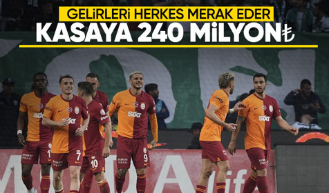 Galatasaray, şampiyonlukla birlikte kasasını doldurdu