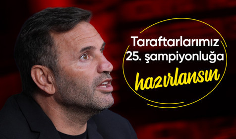 Galatasaray'da Okan Buruk, şampiyonluk hakkında ilk kez konuştu