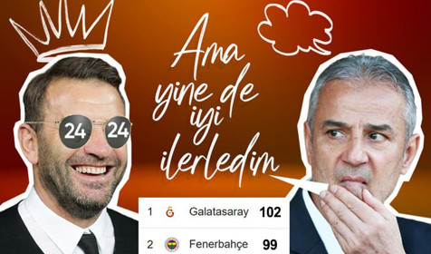 İsmail Kartal'la Fenerbahçe sezonu kupasız kapattı
