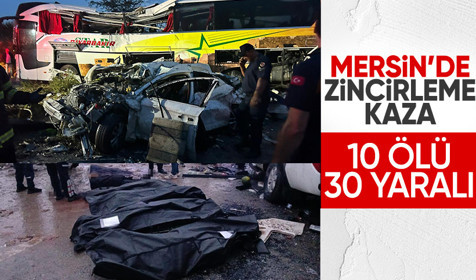 TAG Otoyolu Mersin Tarsus'ta kaza: Çok sayıda ölü ve yaralı var