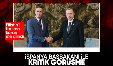 Cumhurbaşkanı Erdoğan İspanya Başbakanı Pedro Sanchez ile görüştü