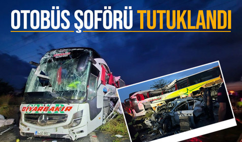 Mersin'deki kazada 10 kişinin ölümüne neden olan yolcu otobüsünün şoförü tutuklandı