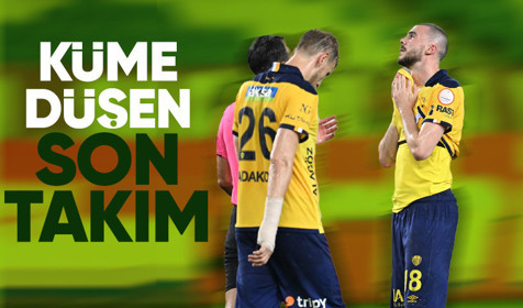 Süper Lig'de düşen son takım belli oldu