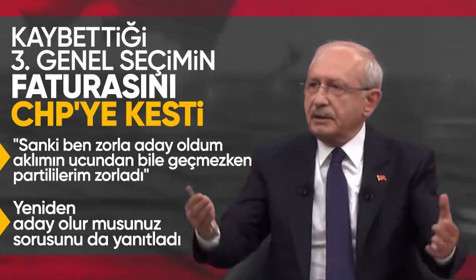 Kemal Kılıçdaroğlu: Aday olmam için partililerim zorladı