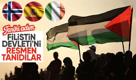 Üç ülke Filistin Devleti'ni resmen tanıdı