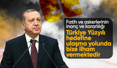 Son Dakika: Cumhurbaşkanı Erdoğan'dan İstanbul'un Fethi'nin 571'nci yıl dönümü mesajı