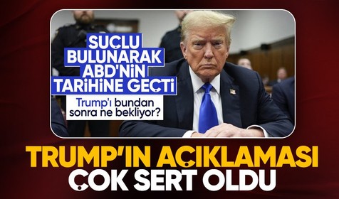 ABD'deki "sus payı" davasında suçlu bulunan Trump'tan ilk açıklama geldi