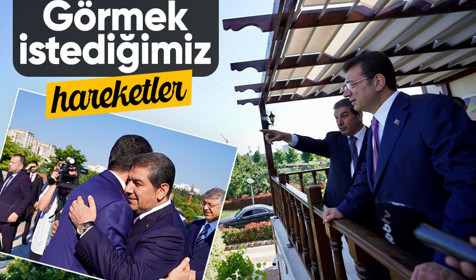İBB Başkanı Ekrem İmamoğlu Tevfik Göksu'yu ziyaret etti! Görüşmeye damga vuran kareler