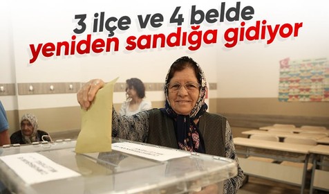 3 ilçe ve 4 beldede seçim! Seçmenler yarın sandık başına gidecek